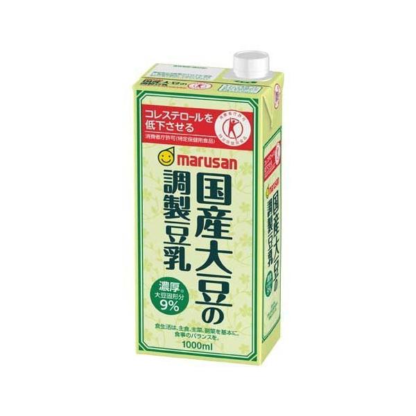 マルサン 国産大豆の調製豆乳 ( 1L*6本入 )/ マルサン