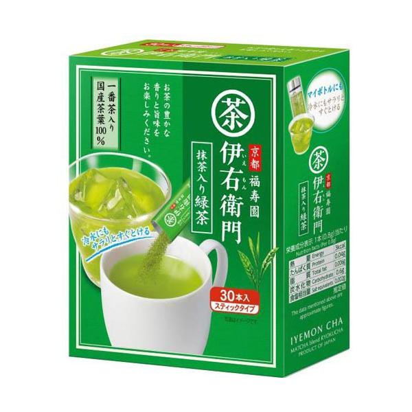 伊右衛門 抹茶入りインスタント緑茶 スティック ( 30本入 )/ : 爽快