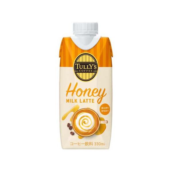 タリーズコーヒー ハニーミルクラテ キャップ付き 紙パック ( 330ml*12