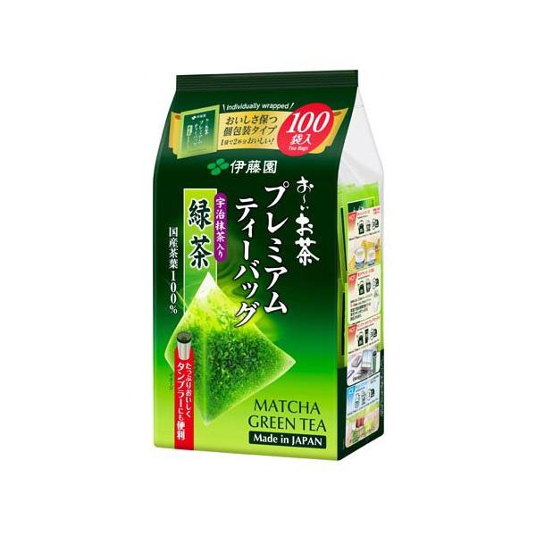 伊藤園 おーいお茶 プレミアムティーバッグ 抹茶入り緑茶 ( 1.8g*100袋