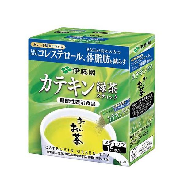 他サイト： 伊藤園 おーいお茶 カテキン緑茶スティック 粉末 機能性表示食品 ( 0.8g*15本入 )/ お〜いお茶の商品画像
