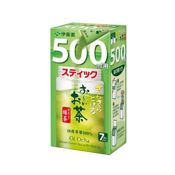 お茶目商品です 伊藤園 おーいお茶 さらさら 抹茶入り緑茶 スティック 500ml用 粉末
