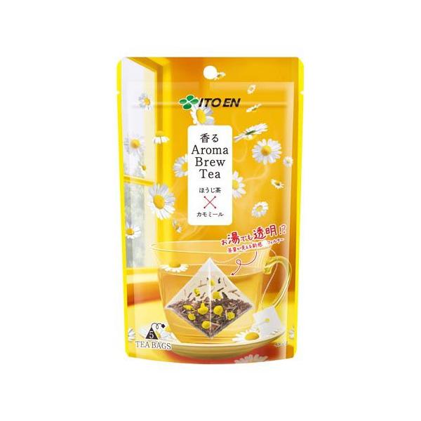 伊藤園 香る Aroma Brew Tea ほうじ茶×カモミール ティーバッグ ( 1.8g
