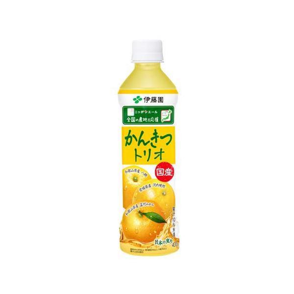 伊藤園 ニッポンエール 国産 かんきつトリオ ペットボトル ( 400g×24本
