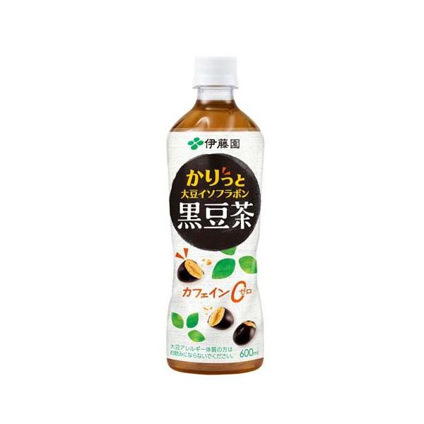 豆っちゃ 伊藤園 かりっと大豆イソフラボン 黒豆茶 ペットボトル ( 600ml×24本入