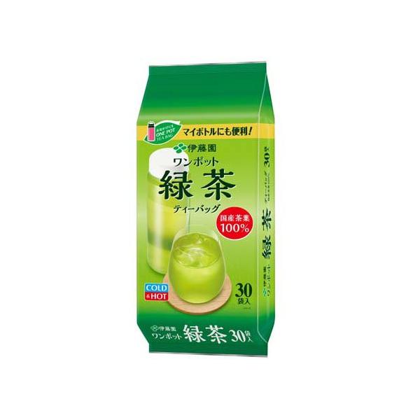 伊藤園 ワンポット緑茶 ティーバッグ 抹茶入り国産茶葉100％使用 ( 3.0