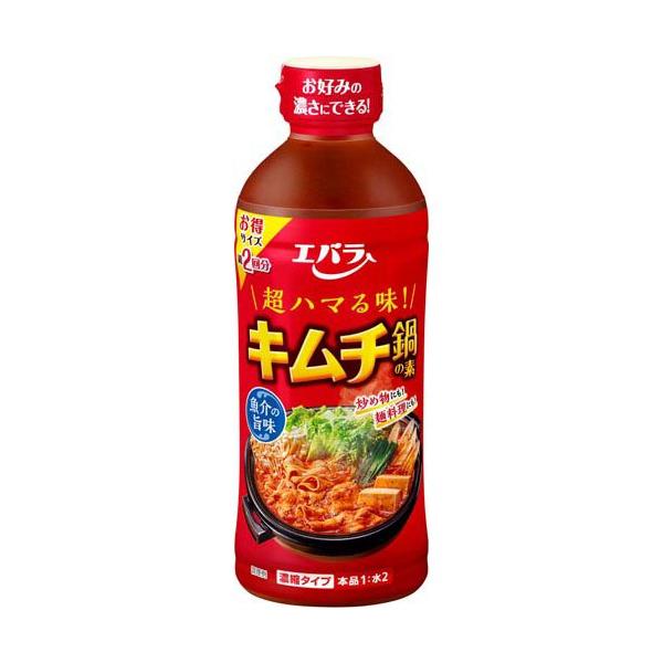 エバラ キムチ鍋の素 ( 500ml )/ 調味料 鍋 鍋つゆ スープ キムチ チゲ
