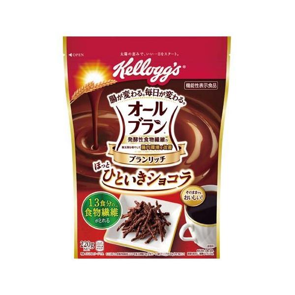ケロッグ オールブラン ブランリッチ ほっとひといきショコラ ( 220g )/ オールブラン ( 小麦ふすま 小麦ブラン 発酵性食物繊維 )