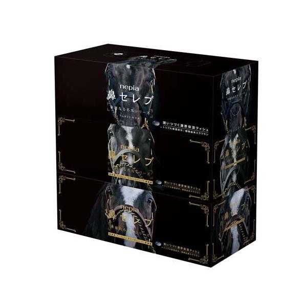ネピア 鼻セレブティッシュ 華麗なる名馬 コラボパッケージ ( 200組×3
