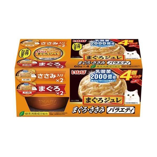 いなば まぐろジュレ 乳酸菌500億個 まぐろ・ささみバラエティ ( 65g×4