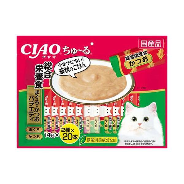 チャオ ちゅ〜る 総合栄養食 まぐろ・かつおバラエティ ( 14g*40本入