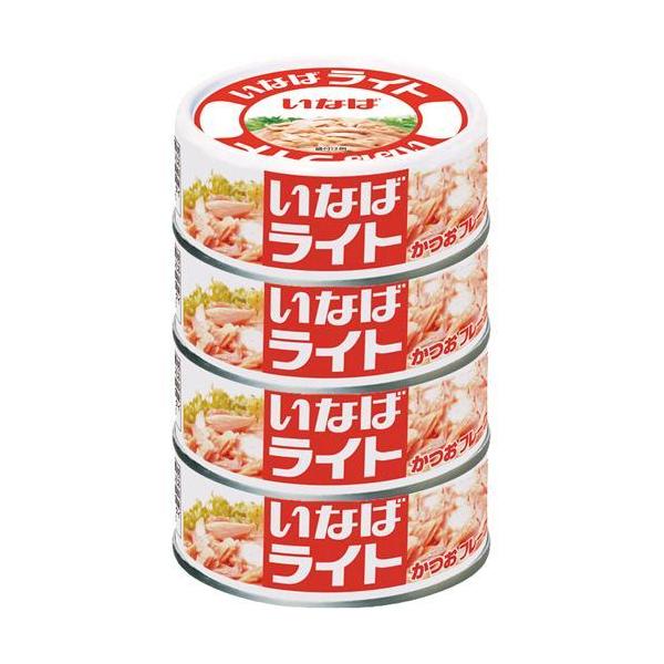 いなば ライトフレーク ( 70g*4コ入 ) ( いなば食品 ツナ缶 油漬 サラダ パスタ ストック )