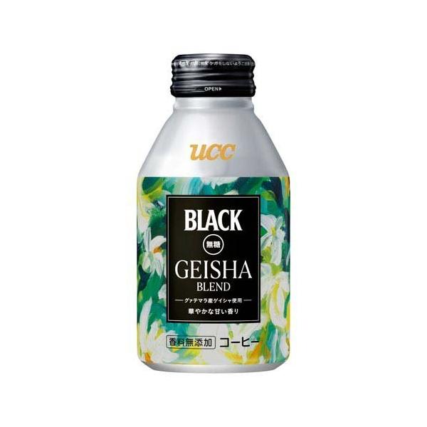 UCC BLACK無糖 ゲイシャブレンド 缶 ( 275g×24本入 )/ ブラック : 爽快