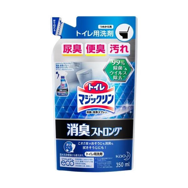 トイレマジックリン 消臭ストロング トイレ用洗剤 フレッシュハーブの香り 詰め替え 350ml トイレマジックリン 爽快ドラッグ 通販 Yahoo ショッピング