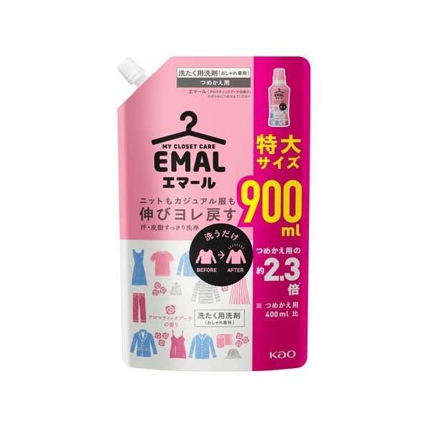 エマール 洗濯洗剤 アロマティックブーケの香り 詰め替え 特大サイズ 900ml )/ エマール :4901301378057:爽快ドラッグ 通販 ホームクリーニング エマール ピンク アロマティックブーケ詰替×2