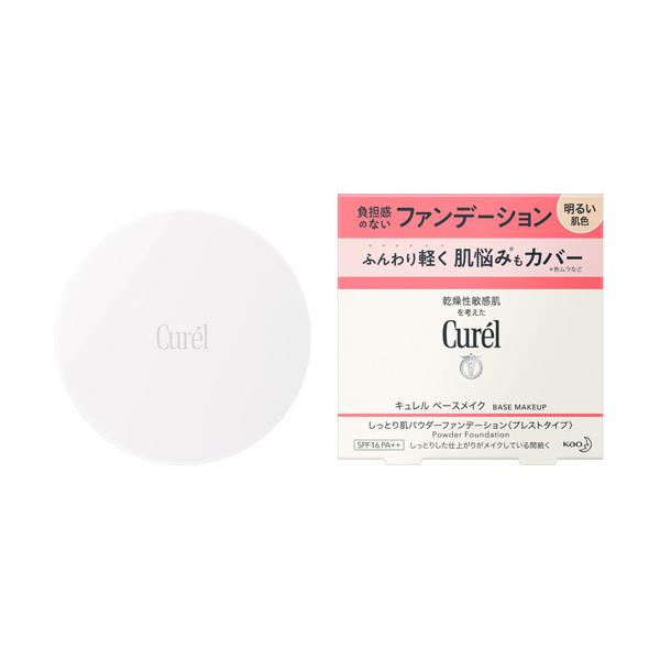 【１０個セット】 花王 キュレル パウダーファンデション 明るい肌色(8g)×１０個セット soukai_4901301391476