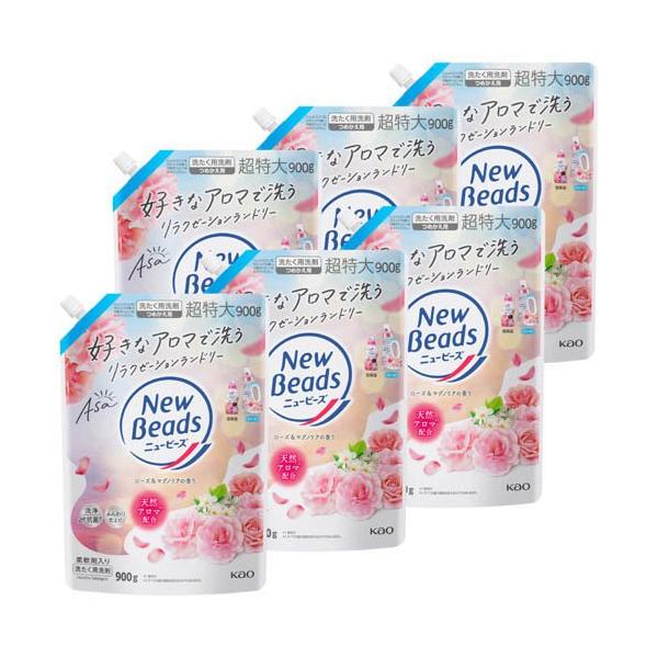 ニュービーズ ローズ＆マグノリアの香り つめかえ用 梱販売用 ( 900g×6