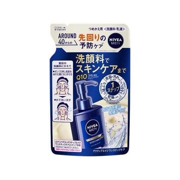 ニベアメン アクティブエイジ ワンステップケア つめかえ用 ( 130ml