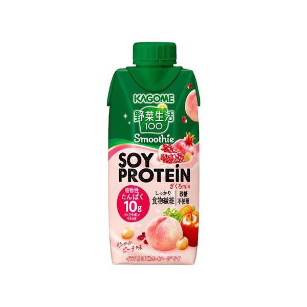 企画品)野菜生活100スムージー ソイプロテインざくろMIX ( 330ml×12本