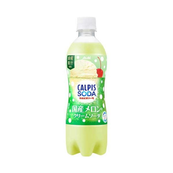 カルピスソーダ 国産メロンのクリームソーダ ( 500ml×24本入