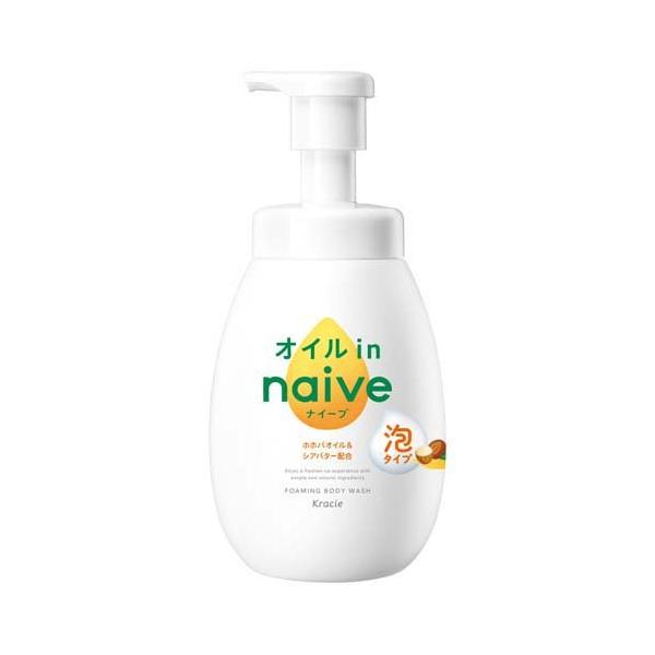 ナイーブ 泡で出てくるボディソープ オイルイン ポンプ ( 600ml ナイーブ 泡で出てくるボディソープ オイルイン ポンプ ( 600ml