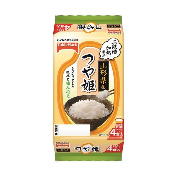 山形県産つや姫 分割 ( 150g*4食入 )/ たきたてご飯 パックご飯 ごはん