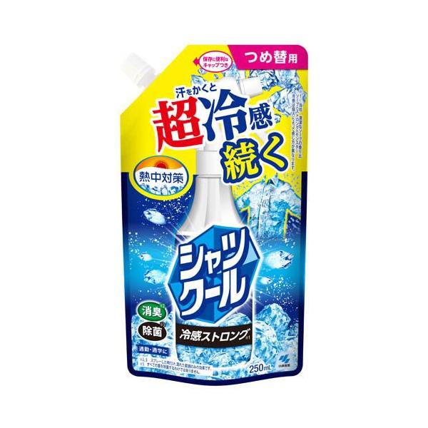 熱中対策 シャツクール 冷感ストロング スプレー 詰替パウチ ( 250ml