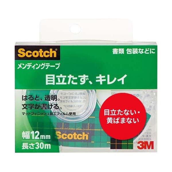 スコッチ メンディングテープ ディスペンサー付き 810-1-12D ( 1巻