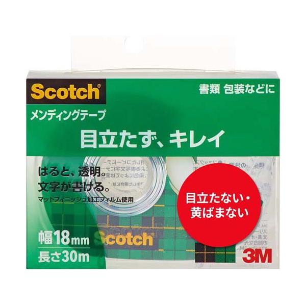 スコッチ メンディングテープ ディスペンサー付き 810-1-18D ( 1巻
