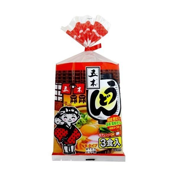 五木食品 3食入スープ付うどん ( 564g*12袋入 )/ 五木 : 爽快ドラッグ