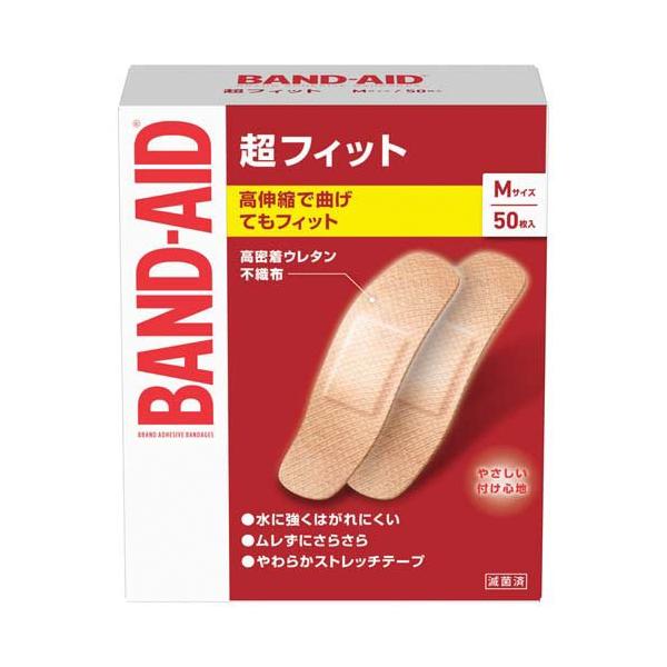 バンドエイド 超フィット Mサイズ ( 50枚入 )/ バンドエイド(BAND-AID