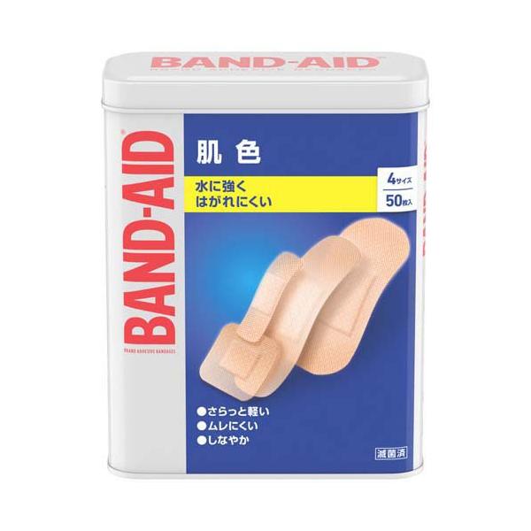 バンドエイド 肌色 4サイズ ( 50枚入 )/ バンドエイド(BAND-AID