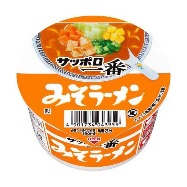 サッポロ一番 みそラーメン ミニ どんぶり ( 12個入 )/ インスタント