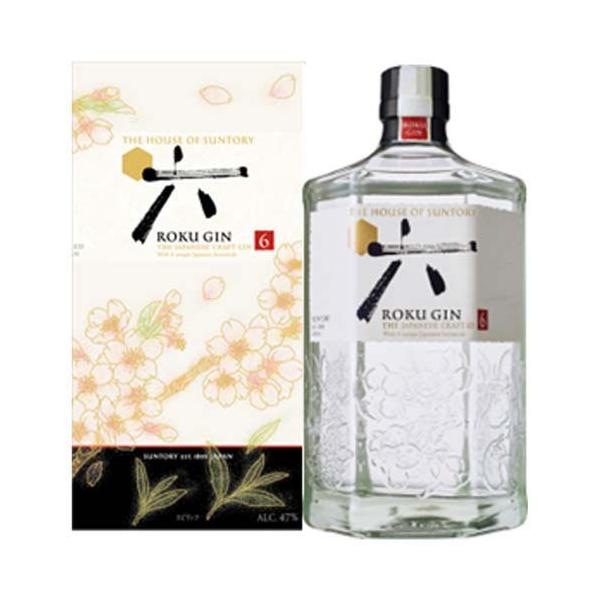 ROKU GIN 6本セット　サントリー　六　ジン サントリー クラフトジン 六 ROKU ギフトBOX ( 700ml ) : 爽快ドラッグ