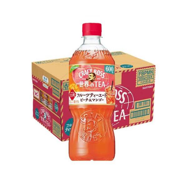 クラフトボス 世界のTEA フルーツティーエード ( 600ml×24本 )/ BOSS