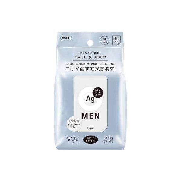 エージーデオ24メン メンズシート フェイス ボディ 無香性 30枚入 エージーデオ24 爽快ドラッグ 通販 Yahoo ショッピング