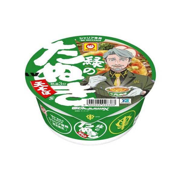 シャリア専用 緑のたぬき天そば 東 ケース ( 101g×12個入 )/ マル