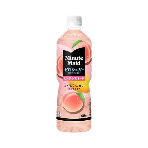 ミニッツメイド ゼロシュガー ピーチレモネード PET ( 600ml×24本入