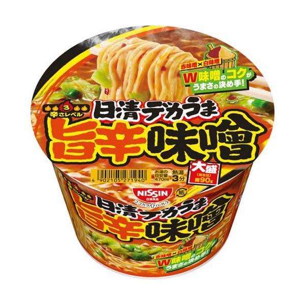 他サイト： 日清デカうま 旨辛味噌 ケース ( 106g*12食入 )/ 日清デカうまの商品画像