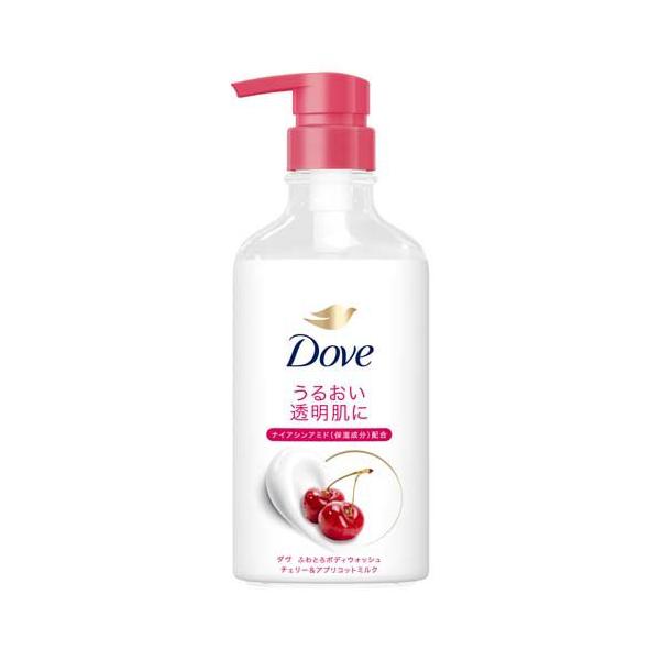 お菓子まとめ売り Doveダヴ ふわとろボディウォッシュ ダヴ ふわとろボディウォッシュ チェリー＆アプリコットミルク ポンプ