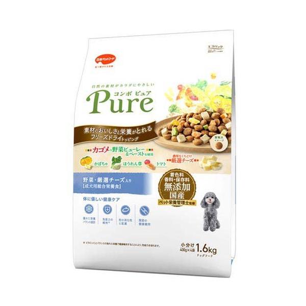 ドッグフード コンボ ピュア ドッグ 野菜・厳選チーズ入り ( 1.6kg )/ : 爽快
