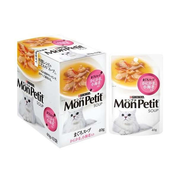 モンプチ パウチ スープ まぐろかにかま具だくさんスープ小海老 ( 40g