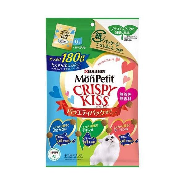モンプチ クリスピーキッス バラエティ 贅沢シリーズ ( 180g(6g*30袋) )/ モンプチ ( キャットフード ) :4902201211024:爽快ドラッグ - 通販 - Yahoo!ショッピング モンプチ クリスピーキッス バラエティ 贅沢シリーズ ( 180g(6g*30袋) )/ モンプチ ( キャットフード ) :4902201211024:爽快ドラッグ - 通販 - Yahoo!ショッピング