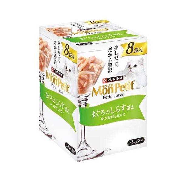 Mon Petit Petit Luxe まぐろのしらす など Amazon | モンプチ プチリュクスパウチ ナチュラル まぐろの