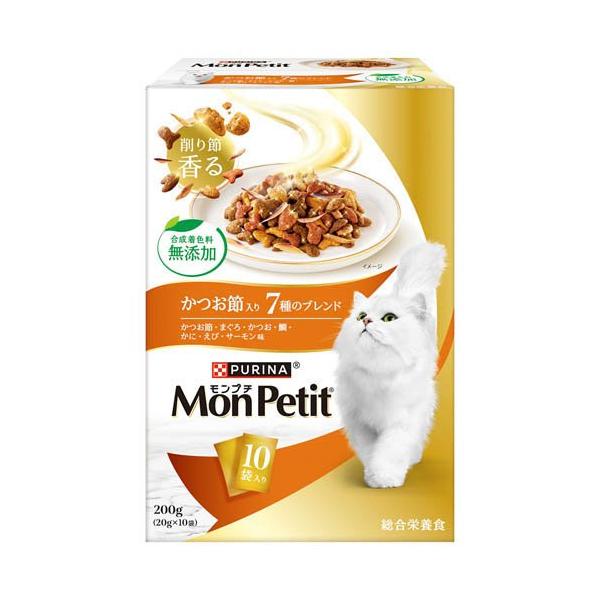 モンプチ ボックスドライ かつお節入り7種のブレンド ( 20g×10袋入