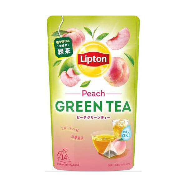 リプトン グリーンティー ピーチ ティーバッグ ( 14袋入 )/ リプトン