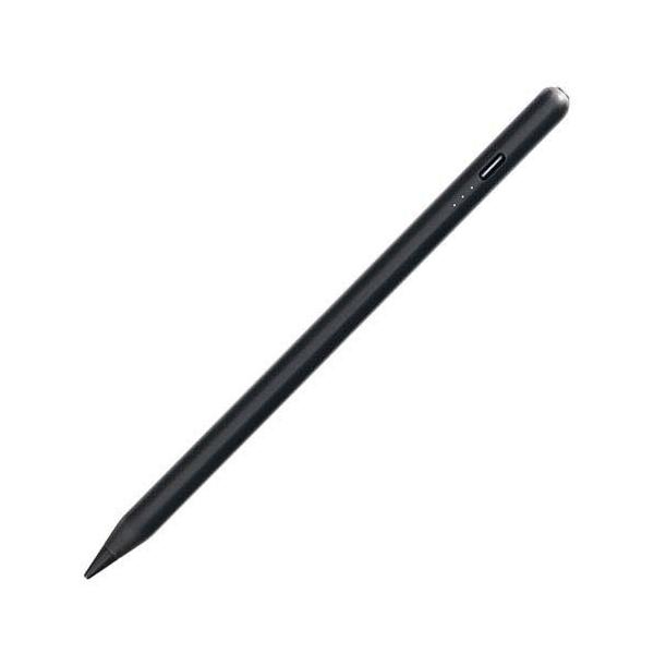 Digio iPad専用充電式タッチペン 軽量タイプ 極細で高感度 ブラック