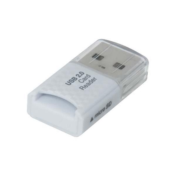 STORESカードリーダー ホワイト Digio2 USB2.0 microSD用 カードリーダーライター ホワイト CRW-MSD79W