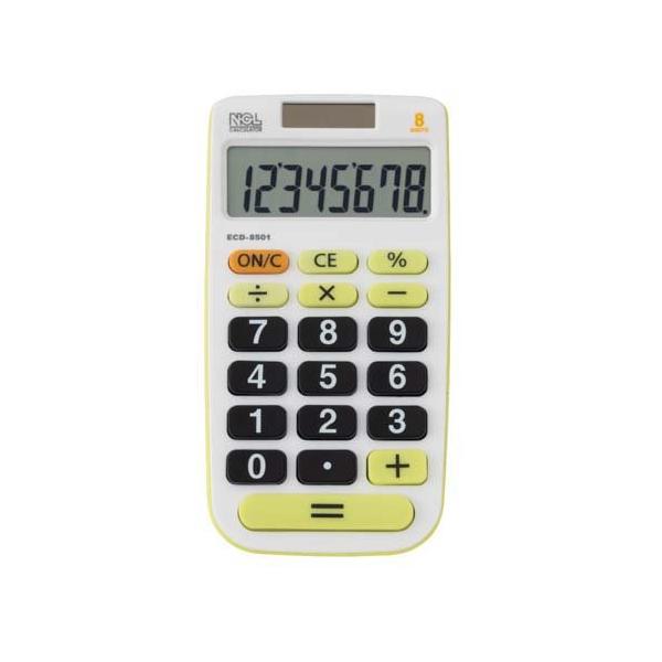 デスクトップ電卓 大型キータイプS ECD-8501G ( 1個 )/ ナカバヤシ