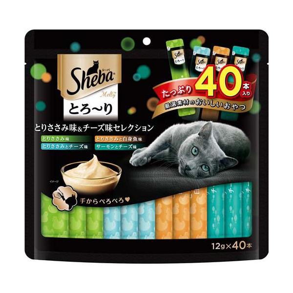 シーバ とろ〜り メルティ とりささみ味＆チーズ味セレクション 成猫用